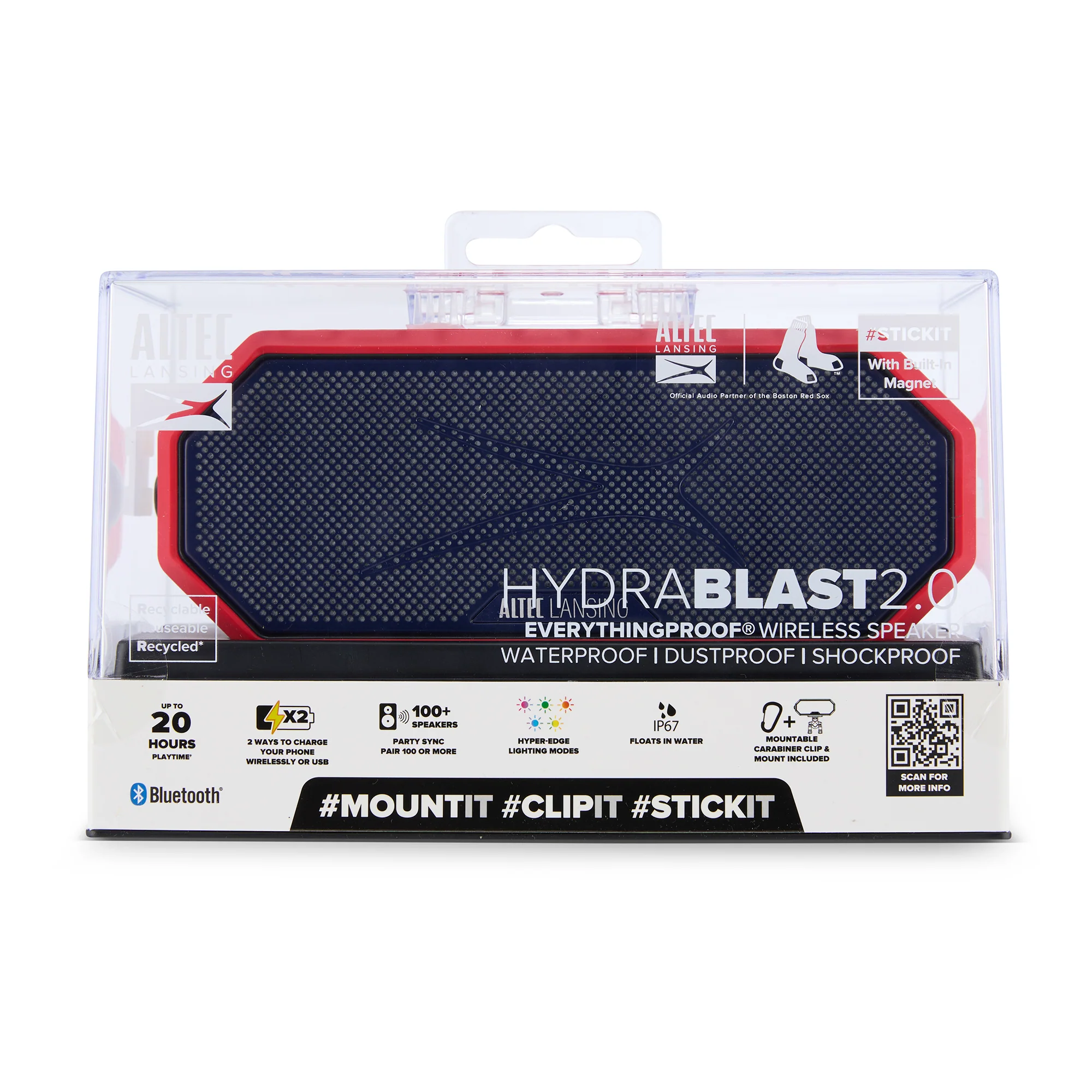 Altec Lansing Hydrablast 2.0 x Boston Red Sox Bluetooth Speaker - Image 9