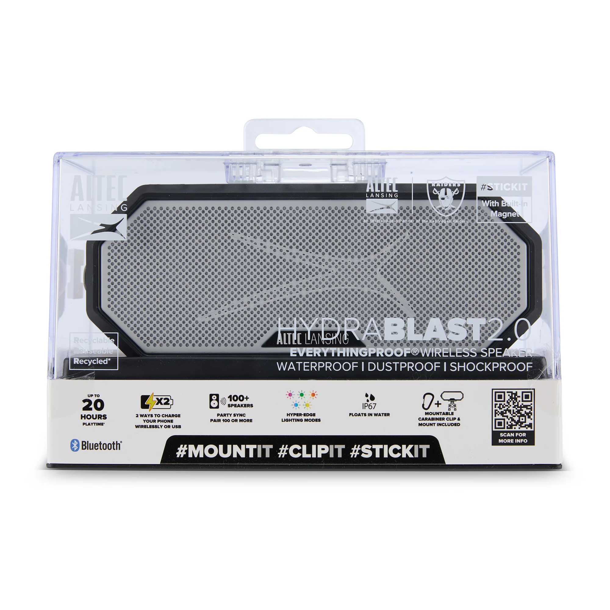 HYDRABLAST 2.0 x LAS VEGAS RAIDERS BLUETOOTH SPEAKER - Image 8