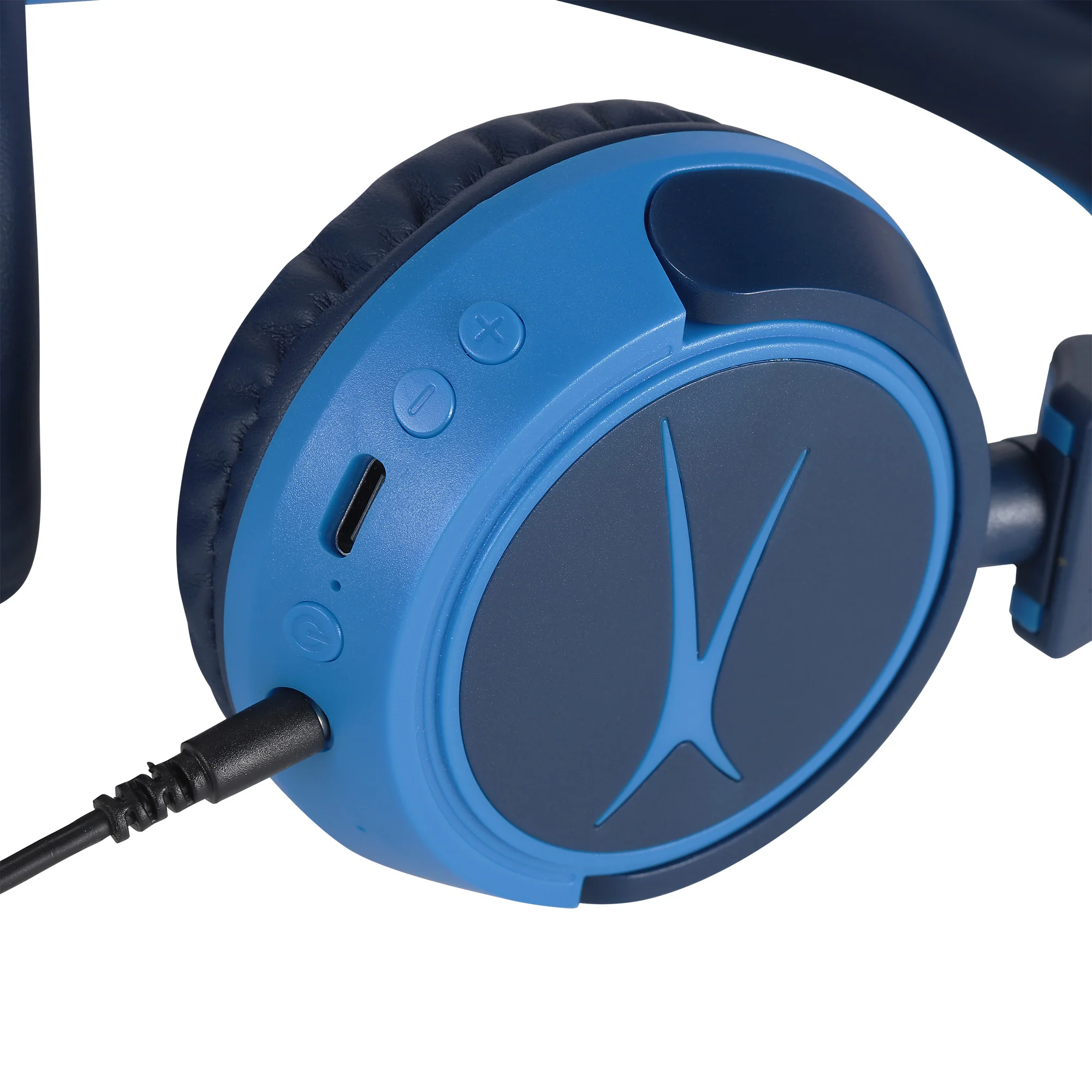Altec Lansing Kid Safe 2-In-1 Bluetooth and Wired Headphones (Two-Tone) - Image 4